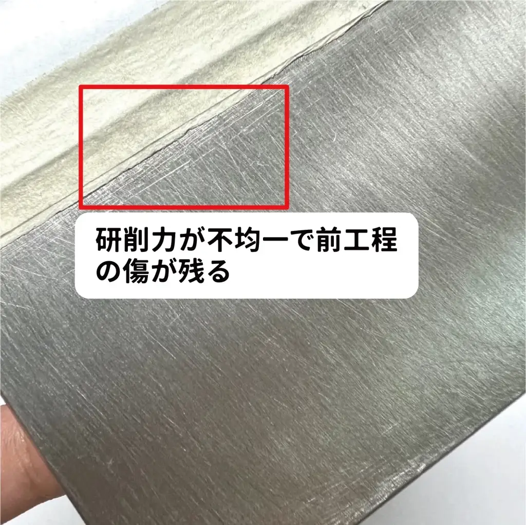 粗さは不均一